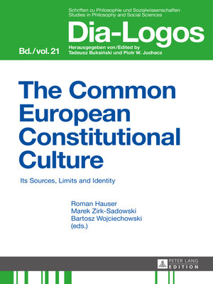 cover image of The Common European Constitutional Culture